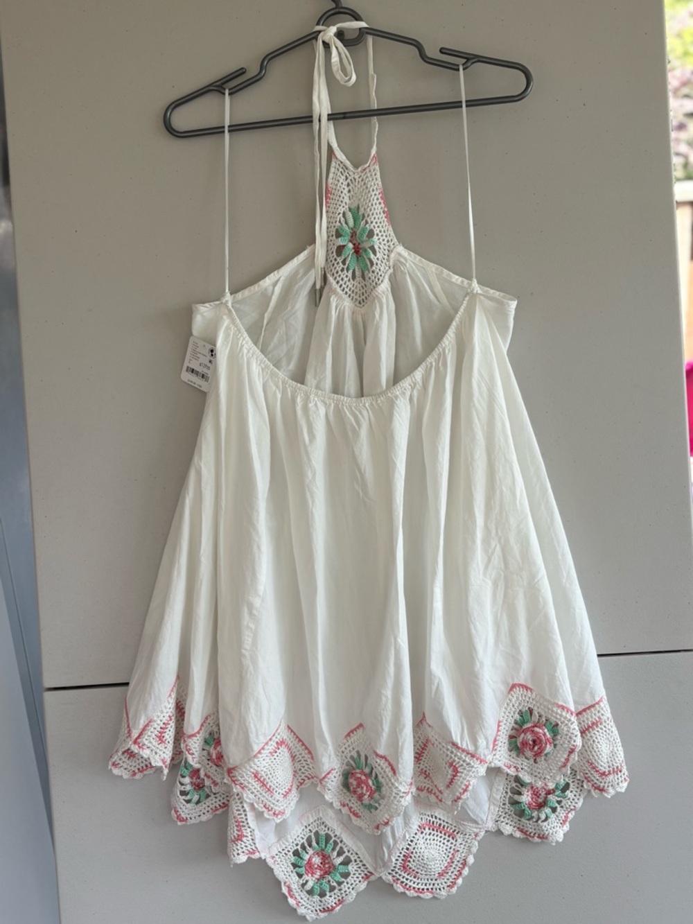 Crochet Gardens Mini Dress size Large - Picture 5 of 9